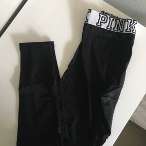 Victoria Secret PINK-  Black Yoga Leggings